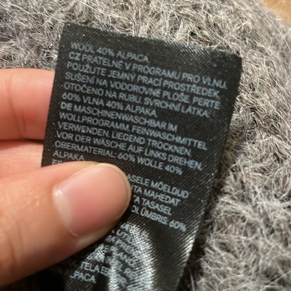 H&M Chunky Alpaca Blend Cardigan - Picture 3 of 3